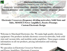 Tablet Screenshot of marchandelec.com